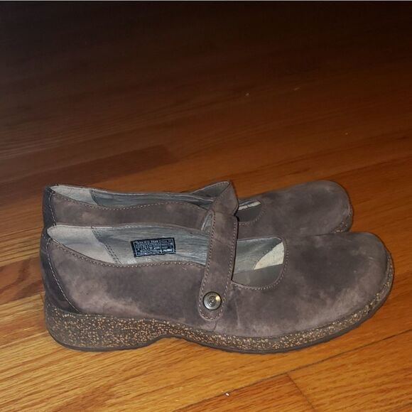 Teva Brown Leather Maryjane flats - Picture 1 of 8